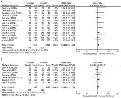 The efficacy and safety of continuous intravenous tirofiban for acute ischemic stroke patients treated by endovascular therapy: a meta-analysis